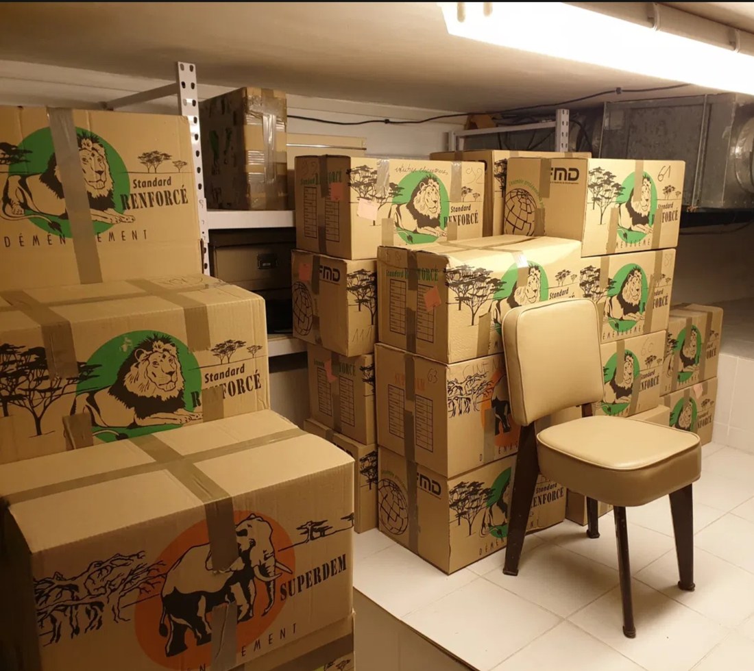 Cartons de déménagement pour un cabinet professionnel