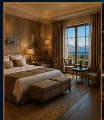 Chambre d'hôtel réaménagée